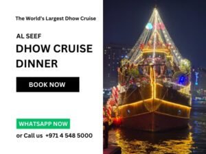 Best Dubai Dhow Cruise Dinner cheap tickets price